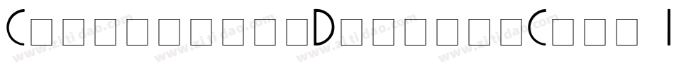 CruiselineDisplayCaps Italic字体转换